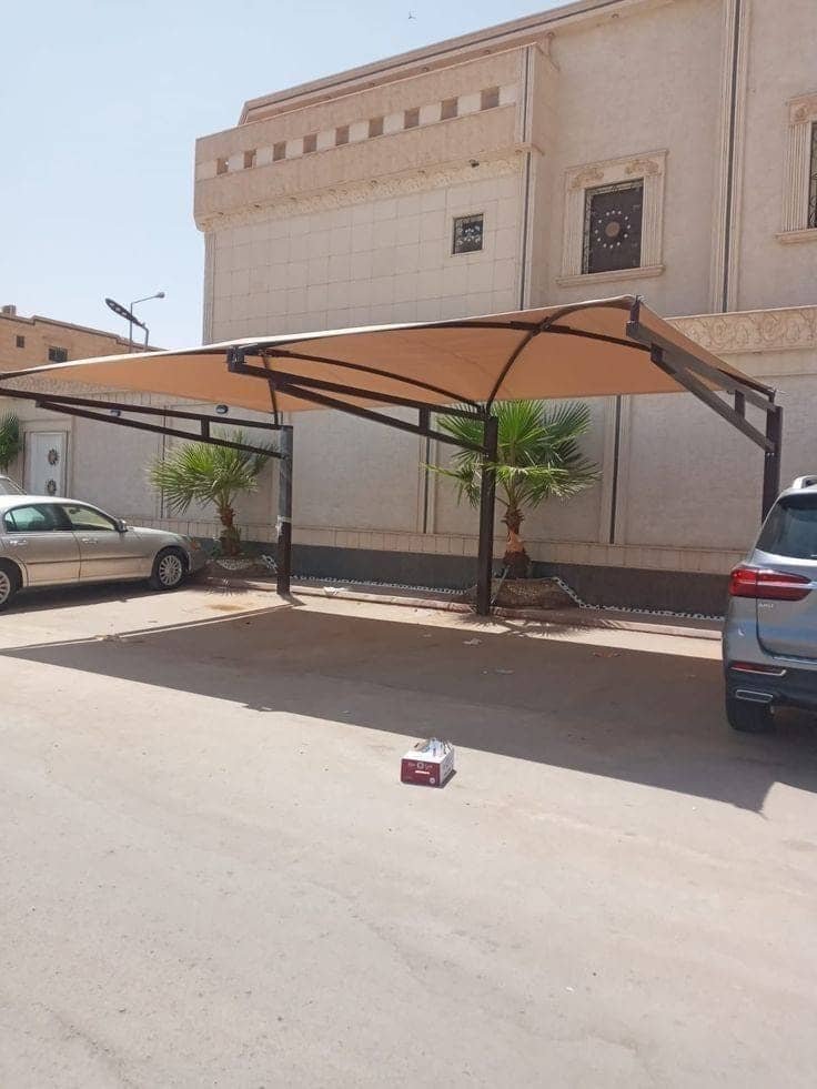 صورة من أعمال مظلات سيارات