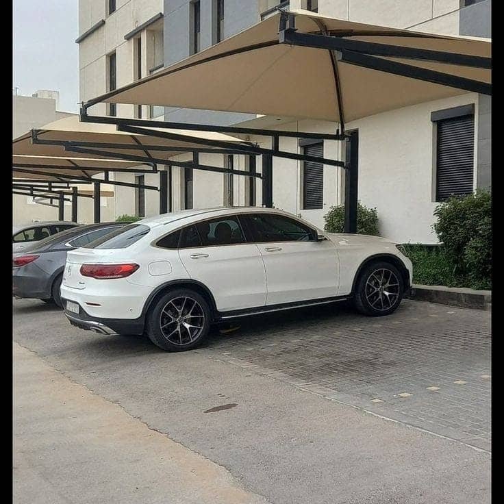 صورة من أعمال مظلات سيارات