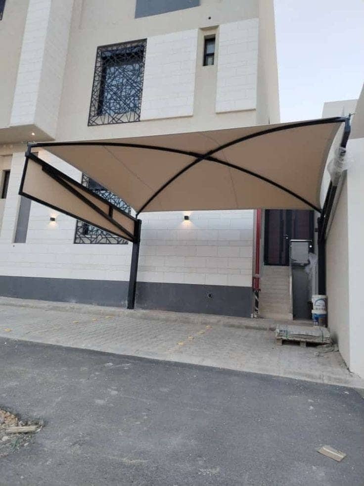 صورة من أعمال مظلات سيارات